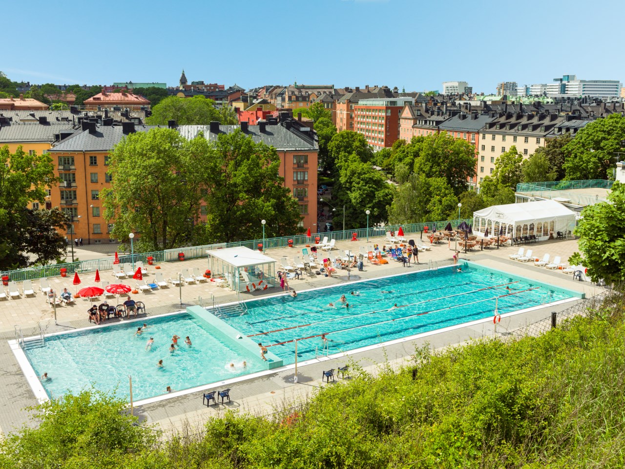 Mycket barnvänligt & tryggt boende nära bra dagis, grundskolor, gymnasium, Vanadisbadet & lekplatser
