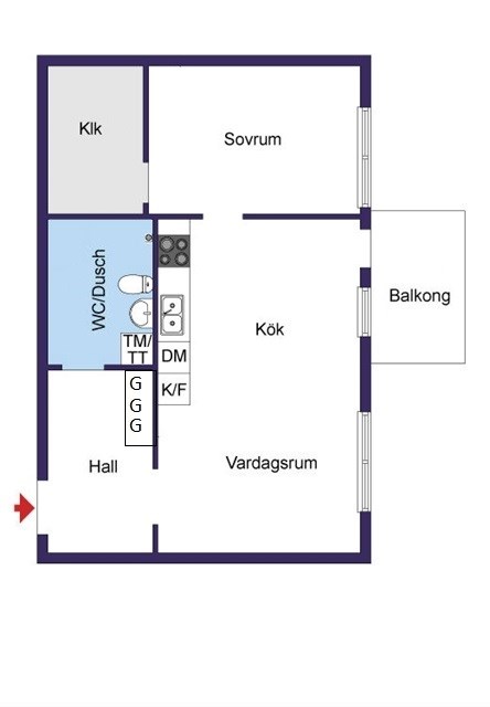 Midsommargränd 4, vån 4 av 4