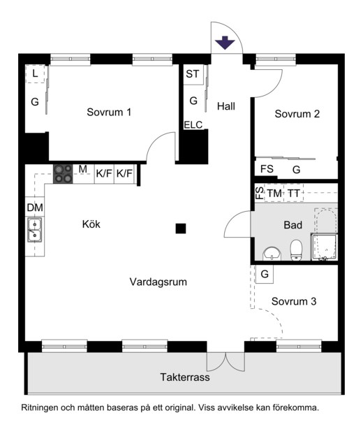 Östervägen 28, vån 6 av 6!