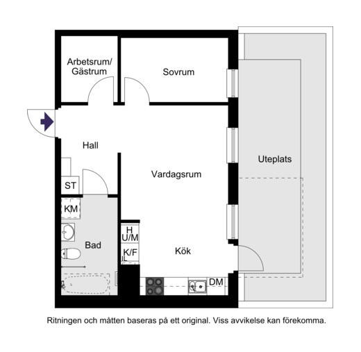 Marieviksgatan 41, uteplats!