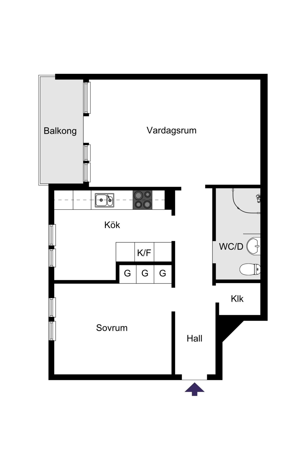 Nuvarande planritning