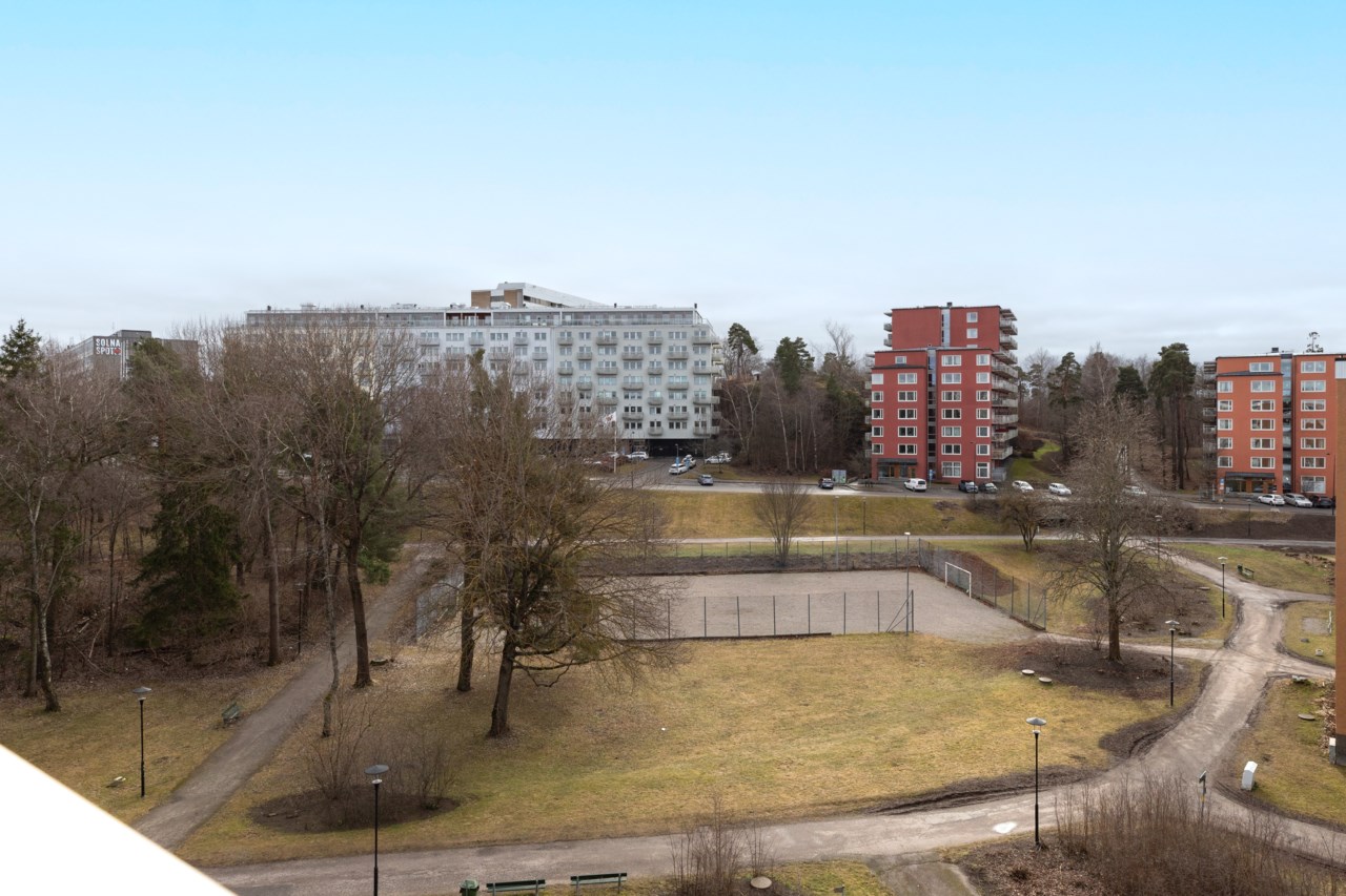 Utsikt från balkongen!