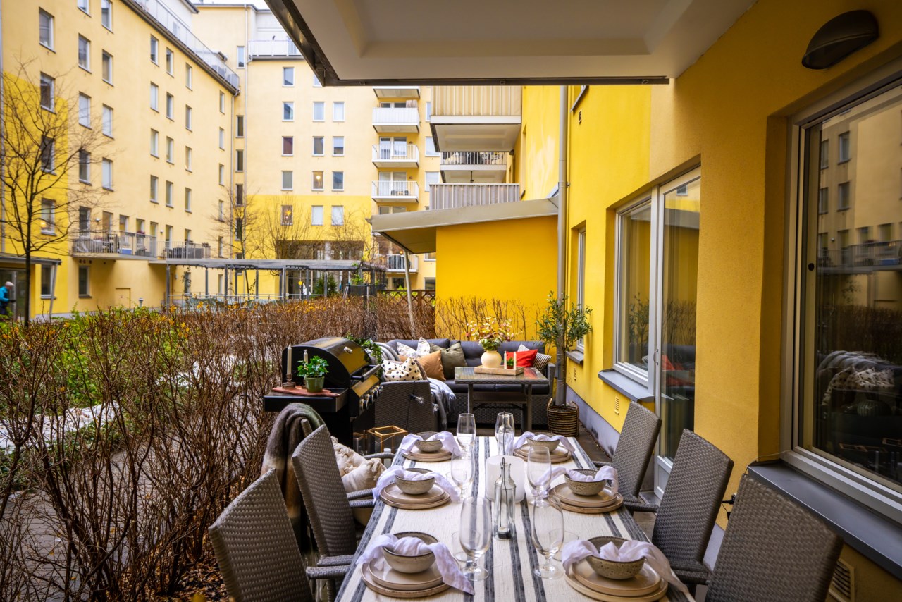 Buteljgatan 26, uteplats!