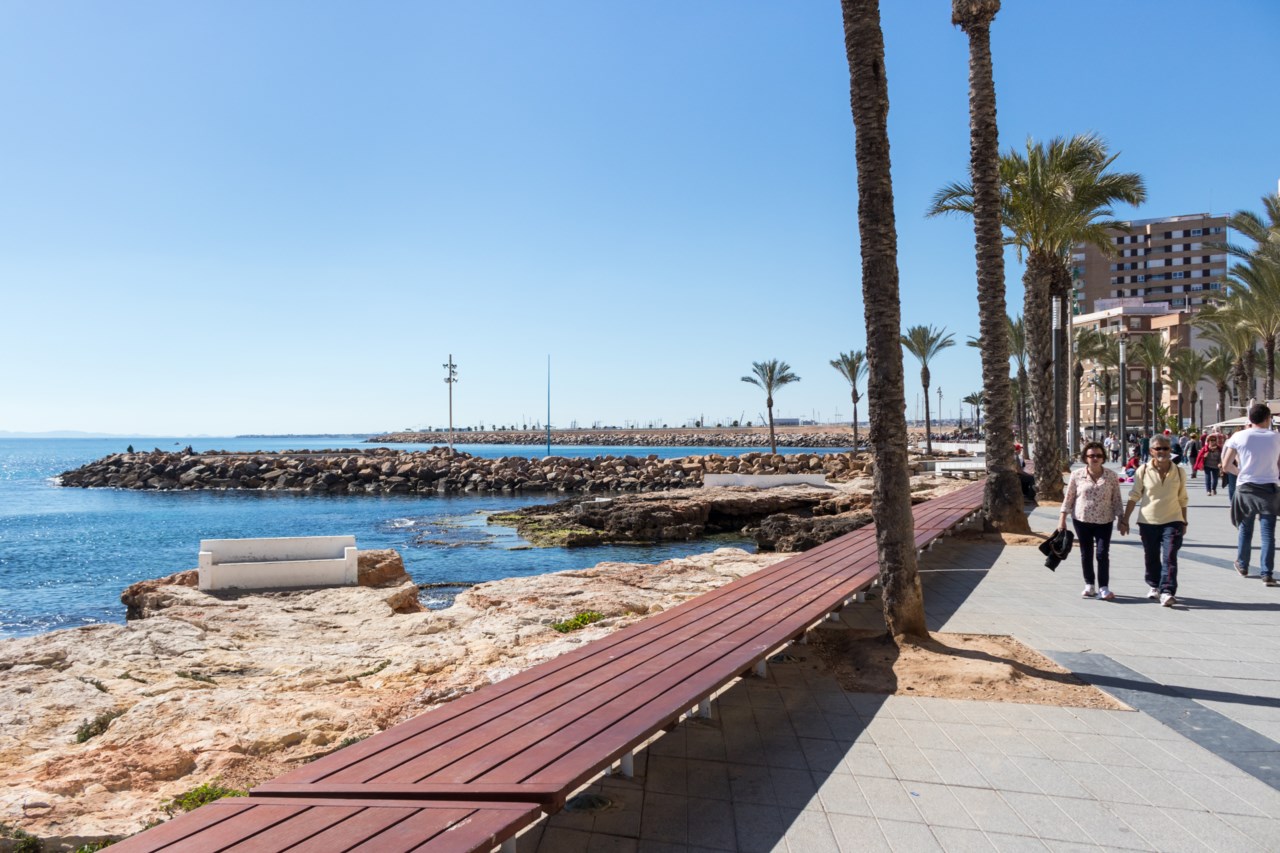 Strandpromenad Torrevieja