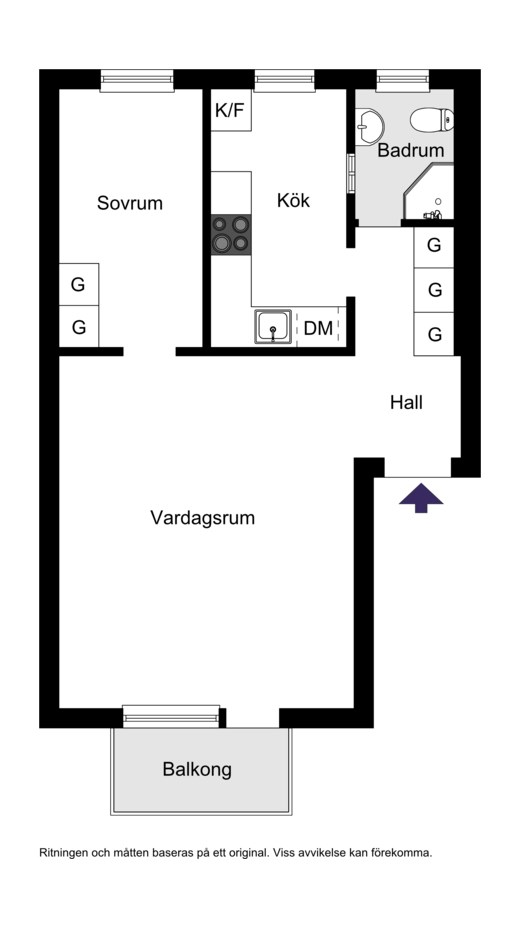 Vattenledningsvägen 83, vån 2 av 3
