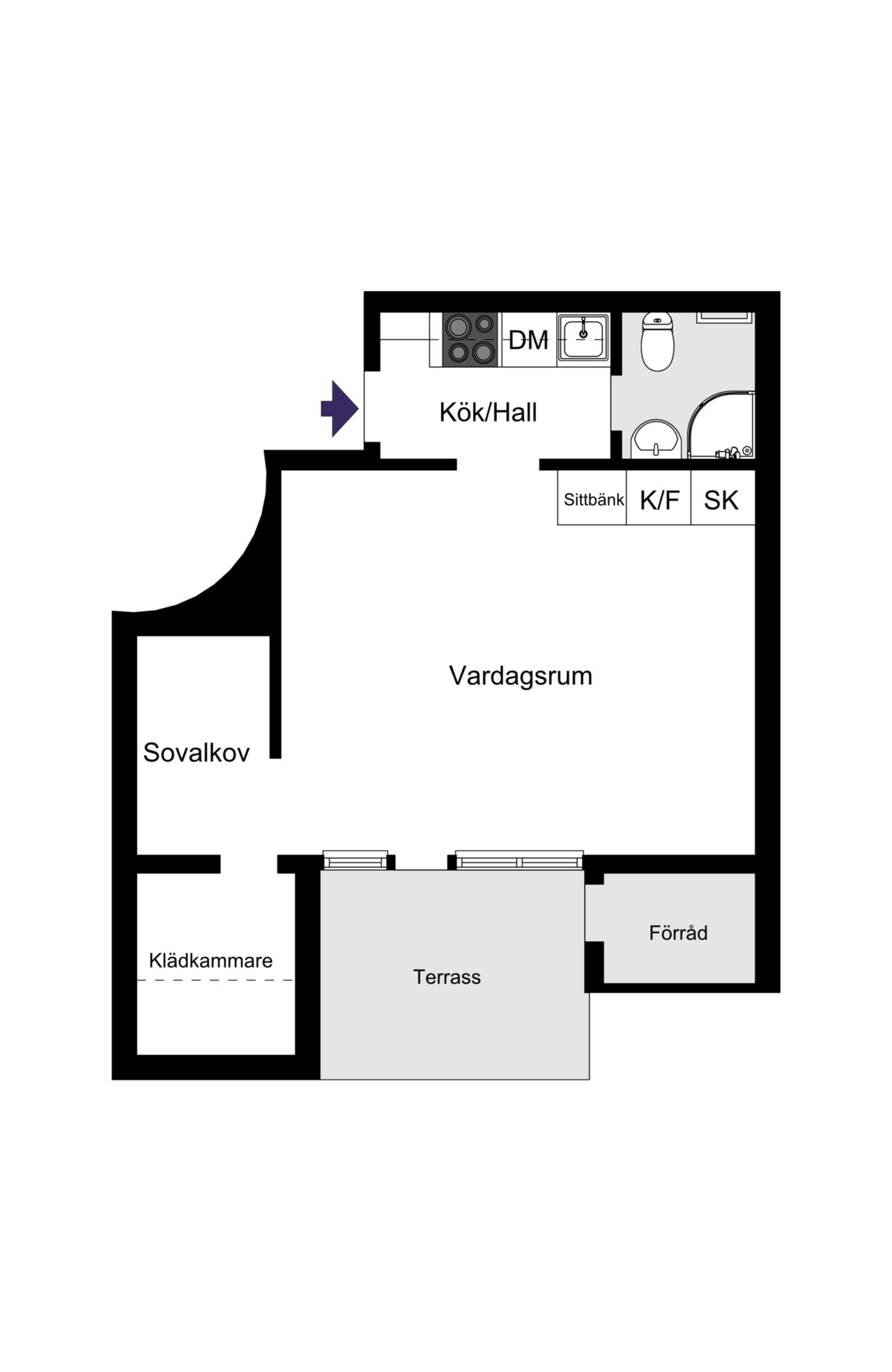 Gubbkärrsvägen 29N 4tr