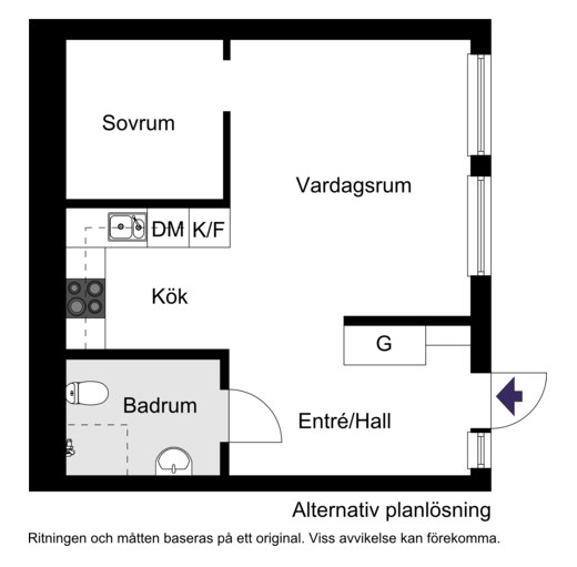Alternativ planlösning
