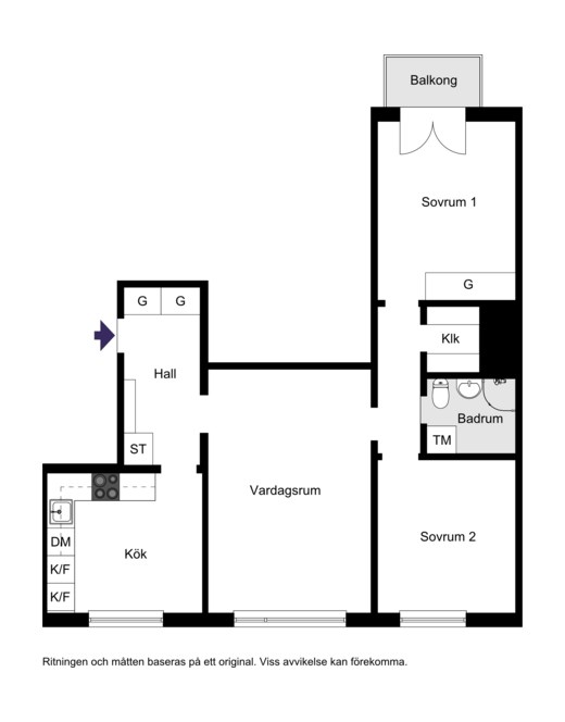 Nioörtsvägen 28A, vån 3