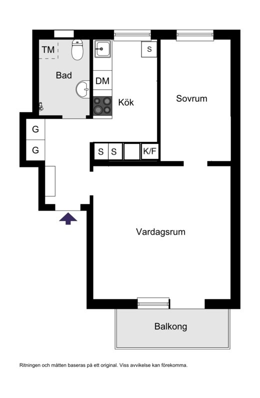 Tångvägen 24, 3 tr