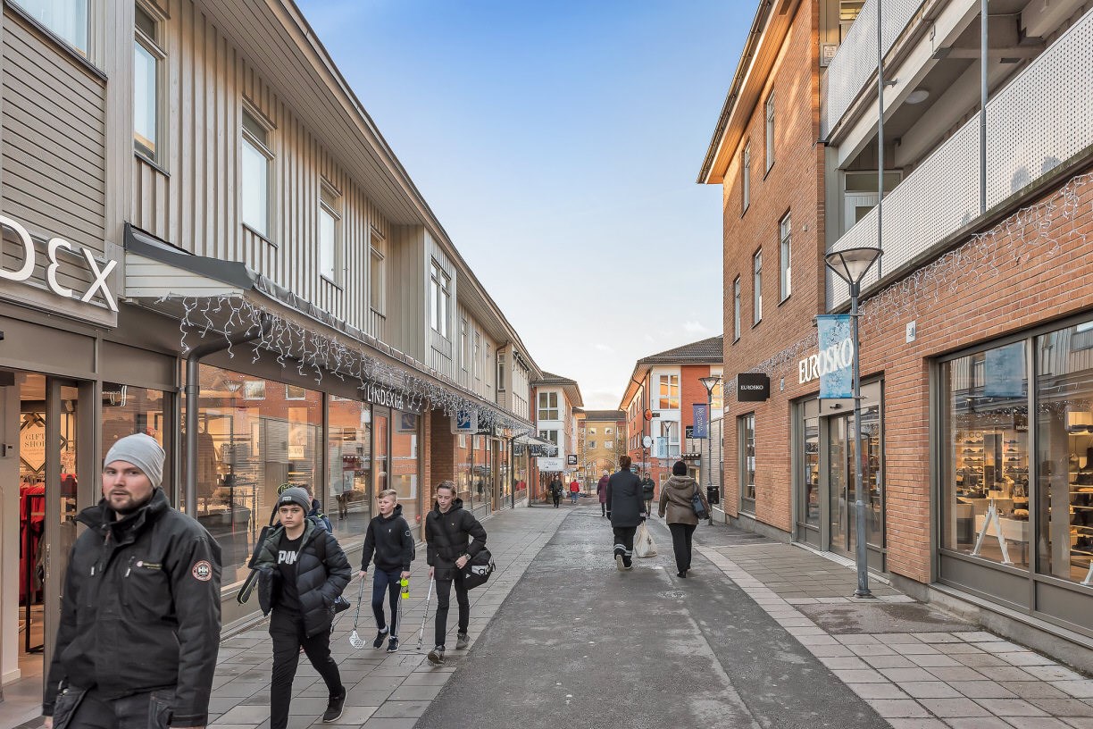 Shoppinggata i Centrum
