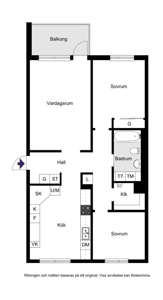 Marieviksgatan 44, 2 tr