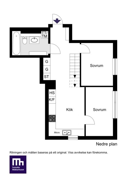 Nuvarande planlösning