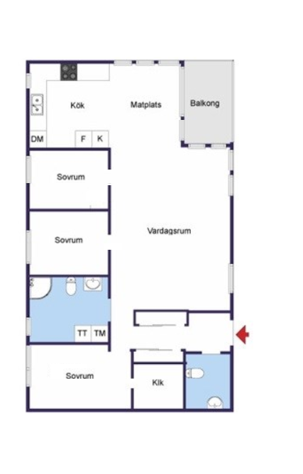 Murkelvägen 59, 1 tr