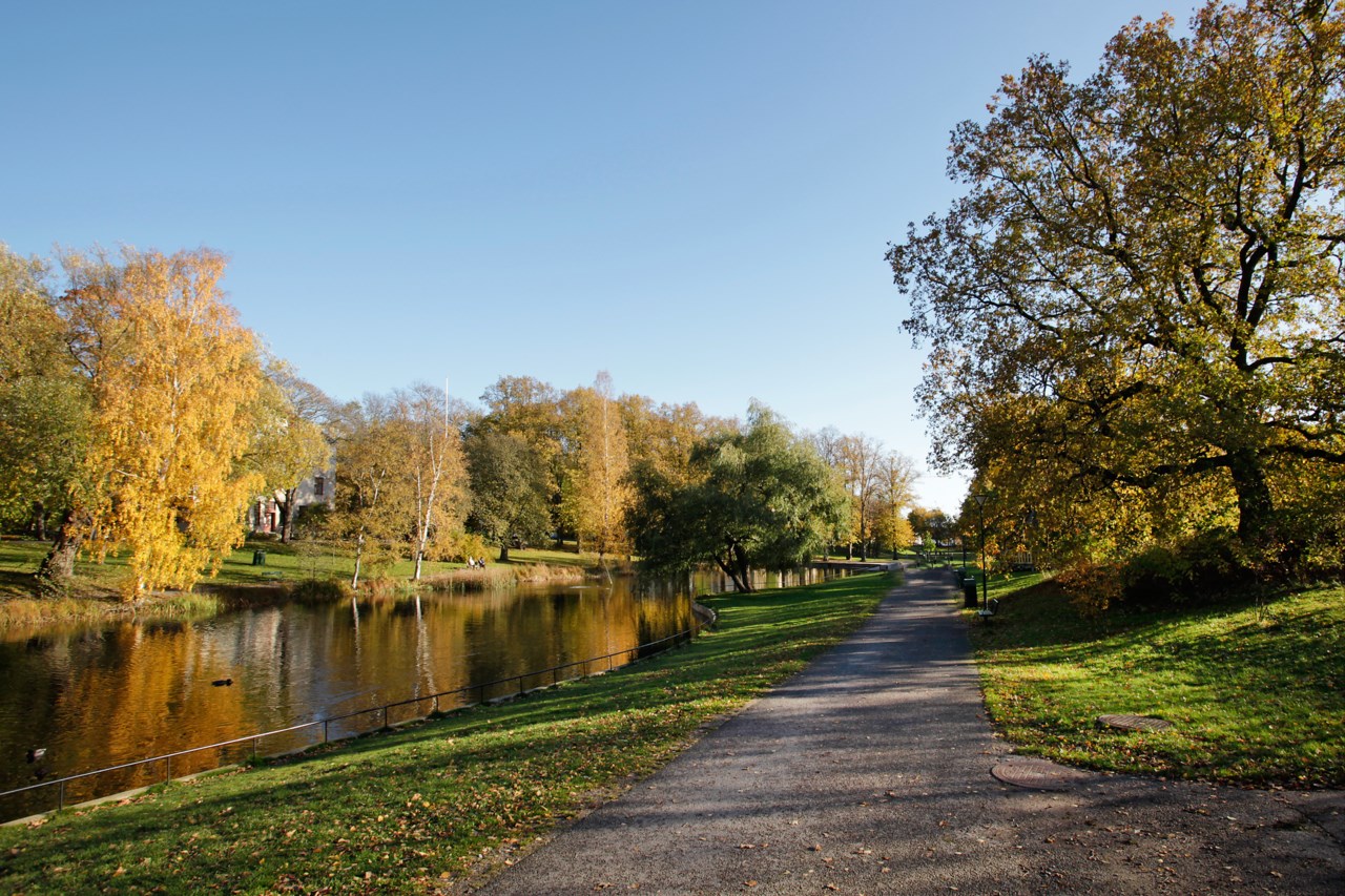 Trevliga promenadstråk