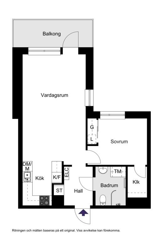 Kamrerarvägen 30, 2 tr