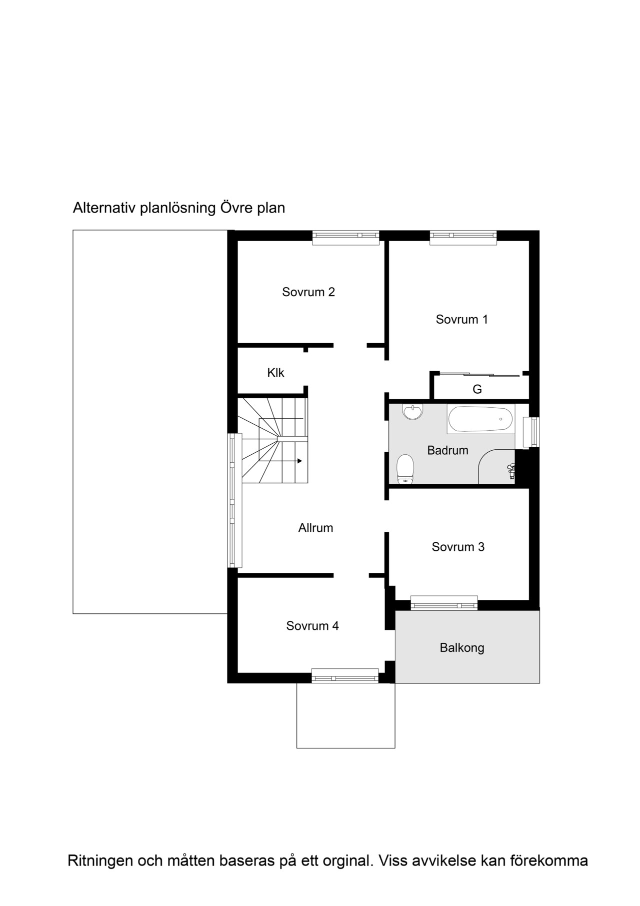 Alternativ planritning