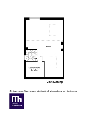 Planritning vindsvåning