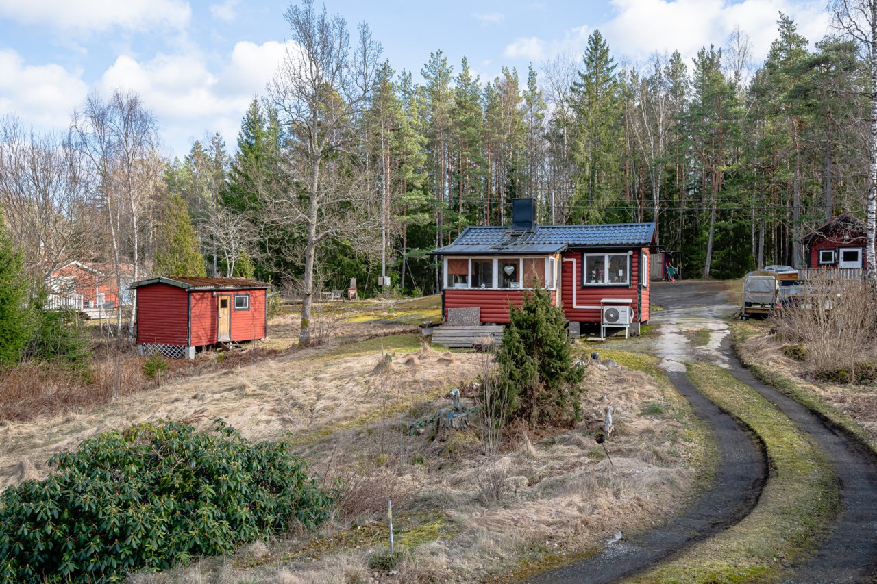 Husen sett från tomten