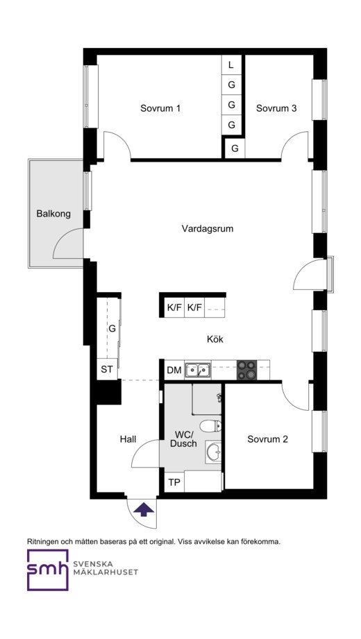 Parkvägen 3, 5 tr