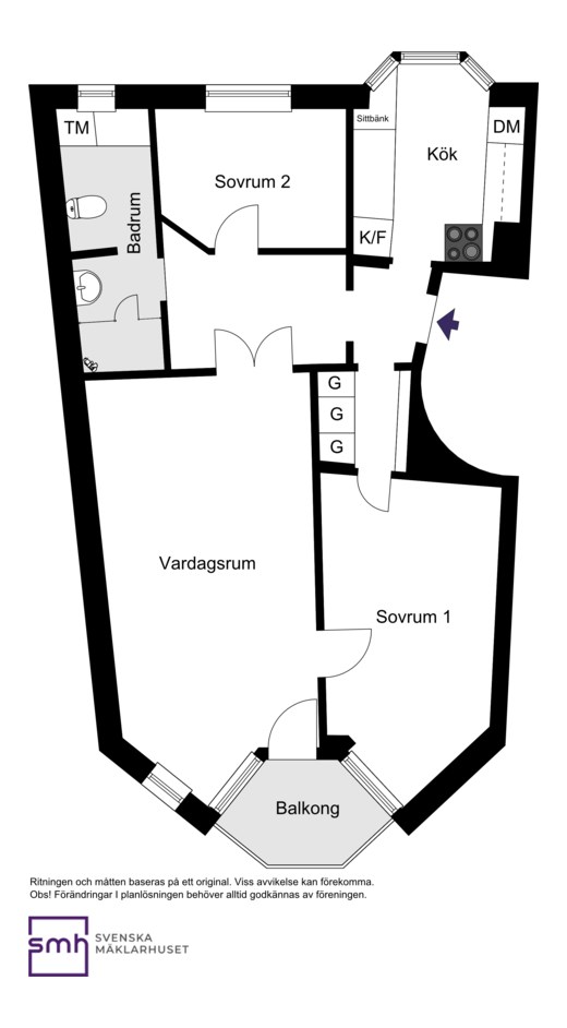 Gubbkärrsvägen 29K 3tr