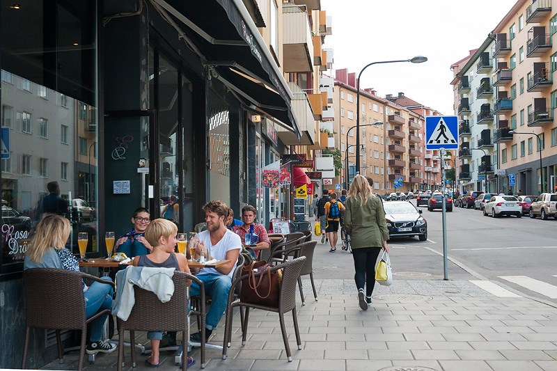 Ett par minuters promenad till Essinge Brogata