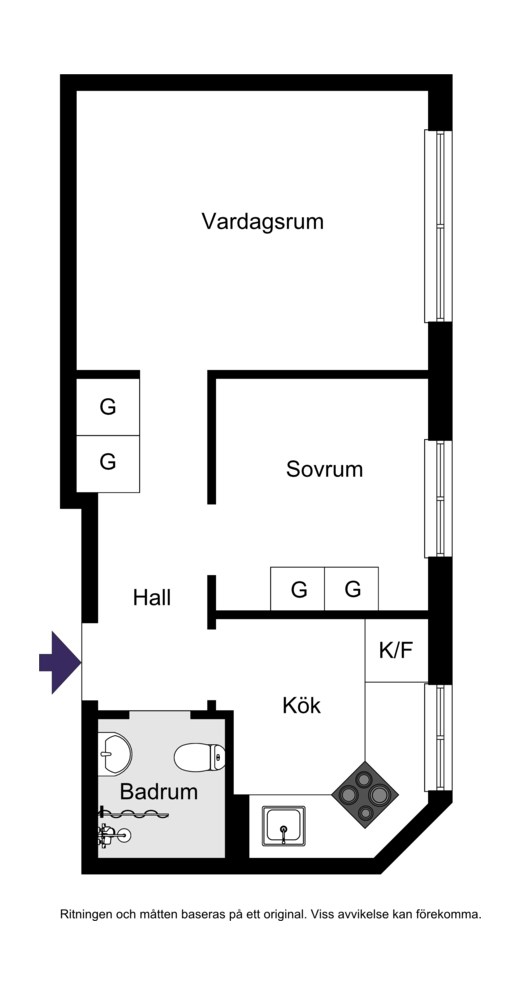 Tegelbruksvägen 14, 2 tr.