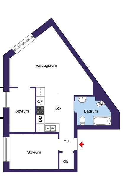 Alternativ planlösning