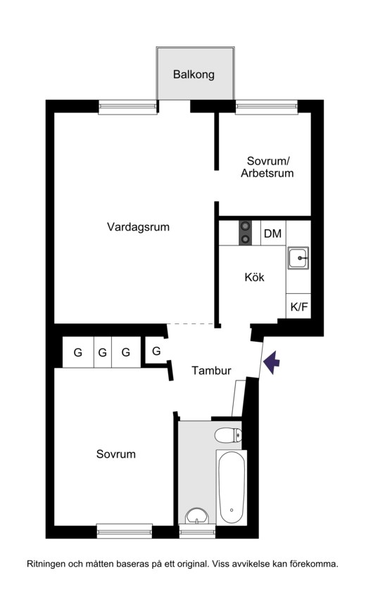 Bäckvägen 157, vån 3