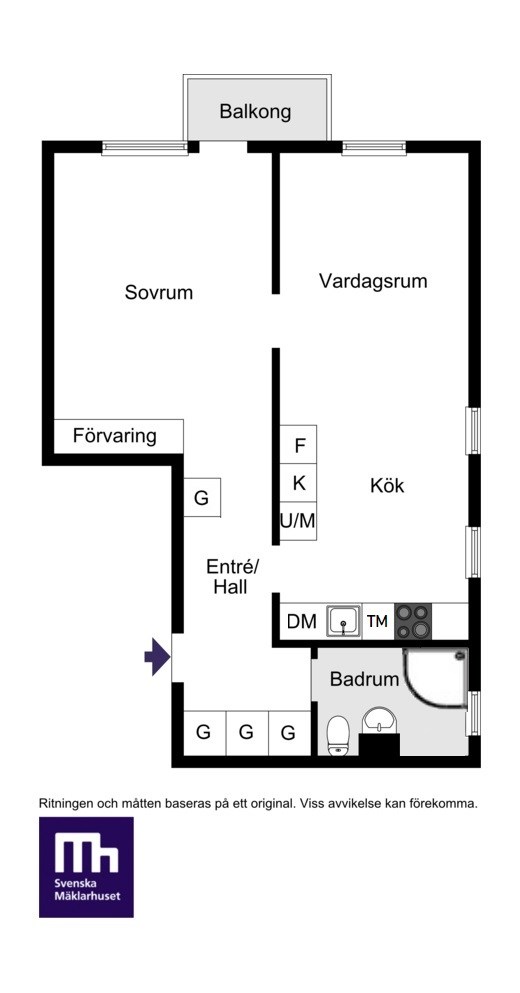Nuvarande planlösning