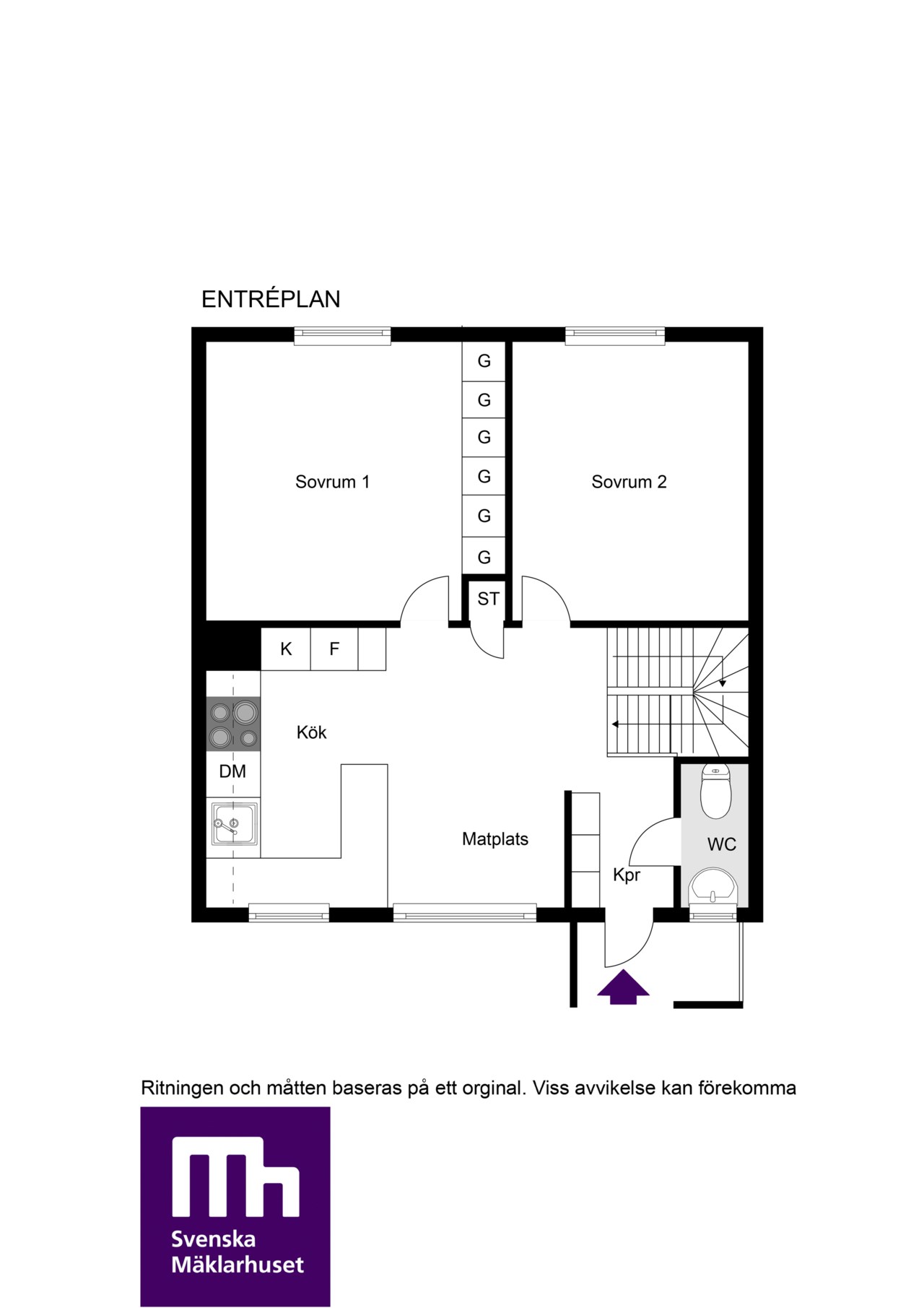 Planlösning entréplan