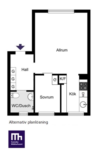 Alternativ planlösning