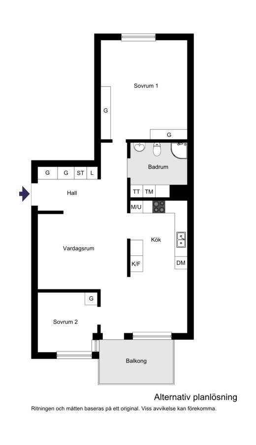 Alternativ planlösning