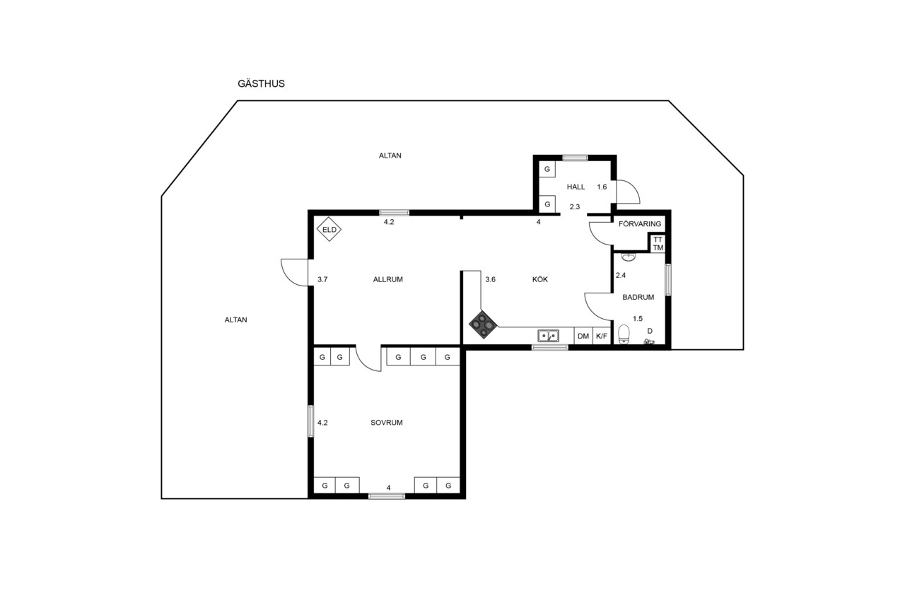 Planritning Hol 248, Västra Tunhem