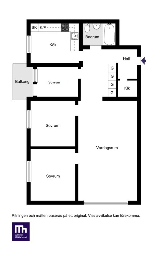 Alternativ planlösning 4a