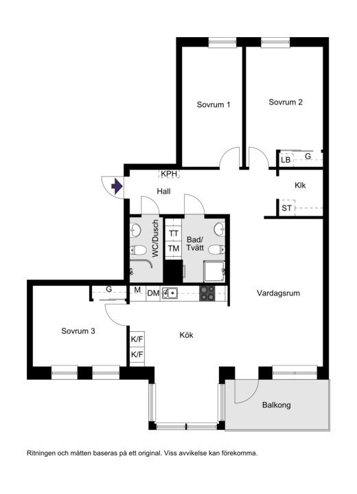Oskarslundsbacken 7, 6 tr