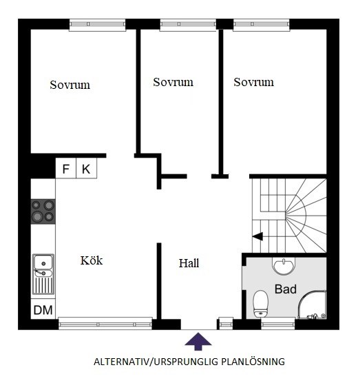 alternativ planlösning