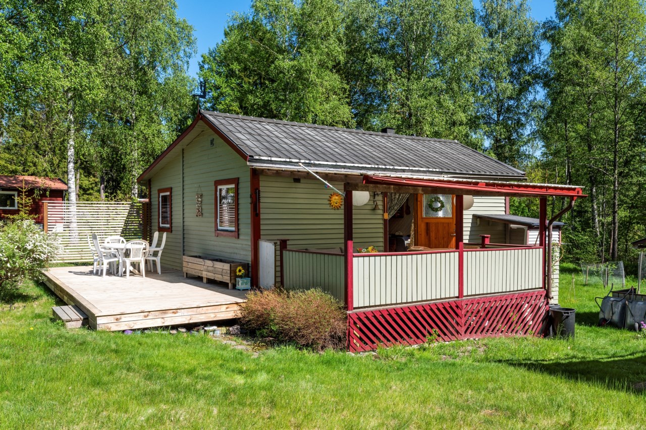 Boningshus med uteplatser