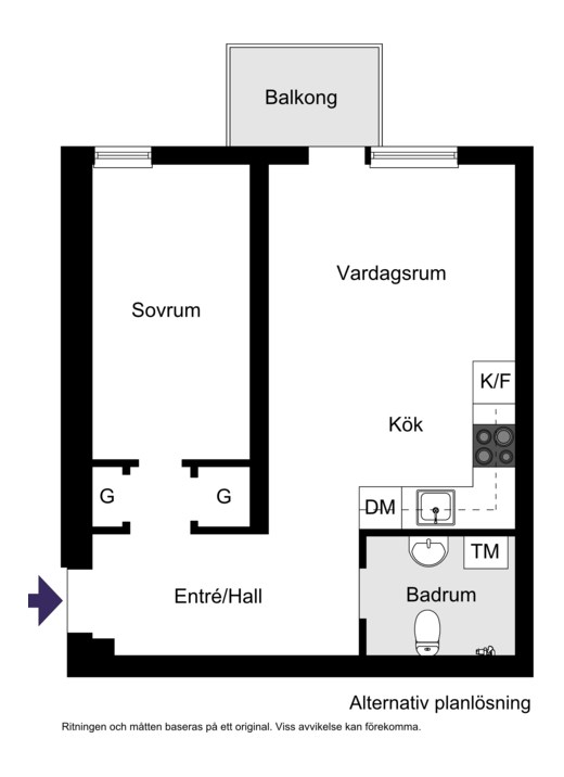 Alternativ planlösning