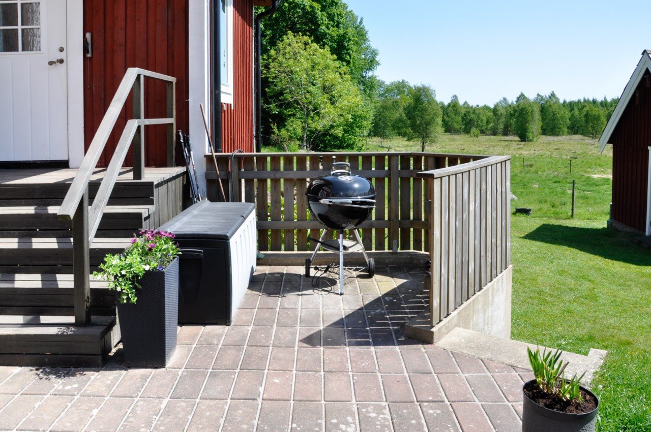 grillplats vid entrén
