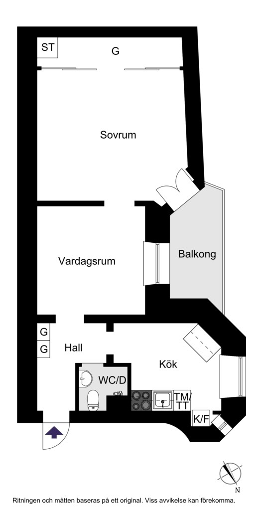 Fridhemsgatan 64A, 3 tr ö.g.