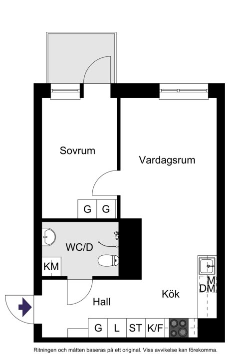 Radiusbacken 39, vån 3