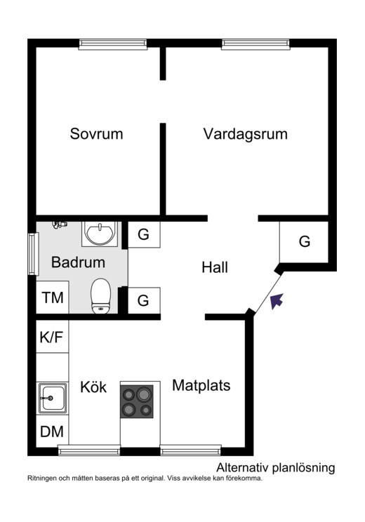 LM Ericssons väg 19, 1 tr!