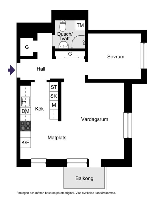 S:t Ansgars Väg 10A, 5 tr