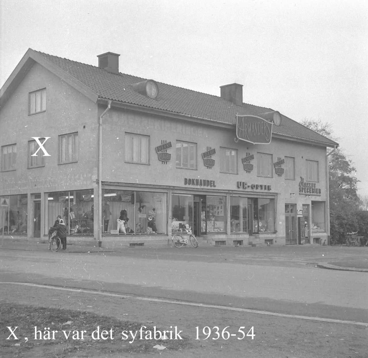 Historisk bild på fastigheten