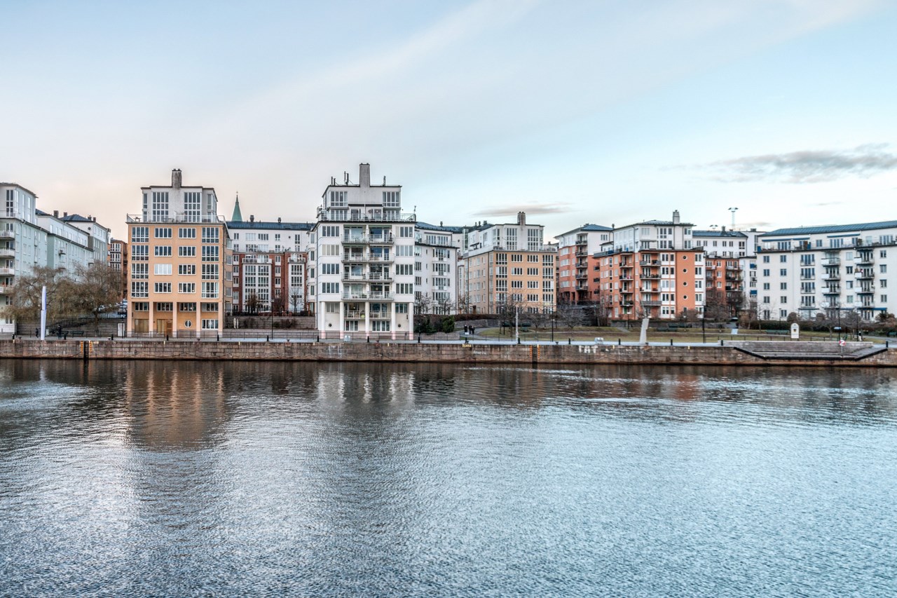 Danvikskanalen med utsikt mot Södermalm