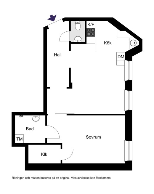 Svandammsvägen 8, 1 tr