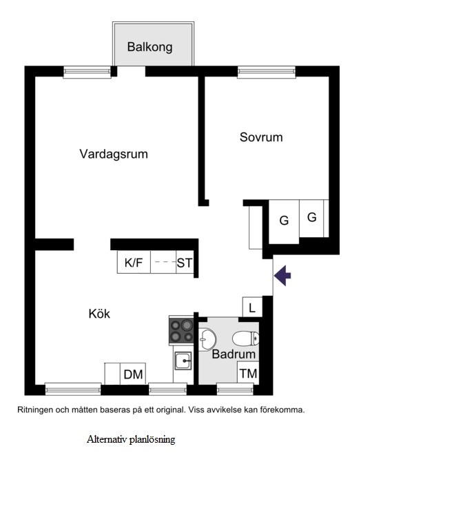 Alternativ planlösning
