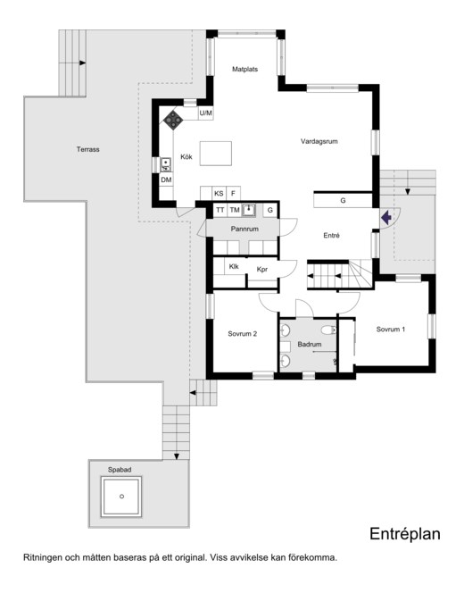 Planskiss entréplan