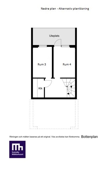 Nedre plan alternativ planlösning