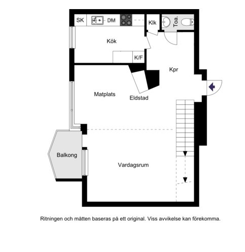 Planlösning vån 1